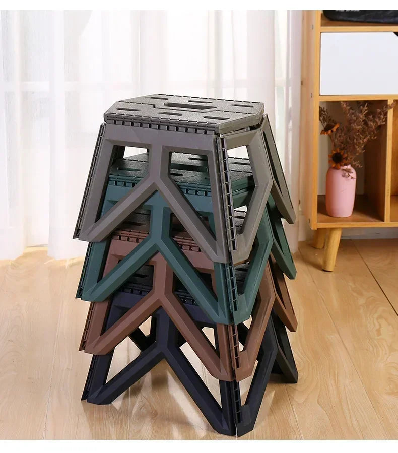 Portable Folding Outdoor Stool - High Load, Durable. for Fishing, Beach & Camping